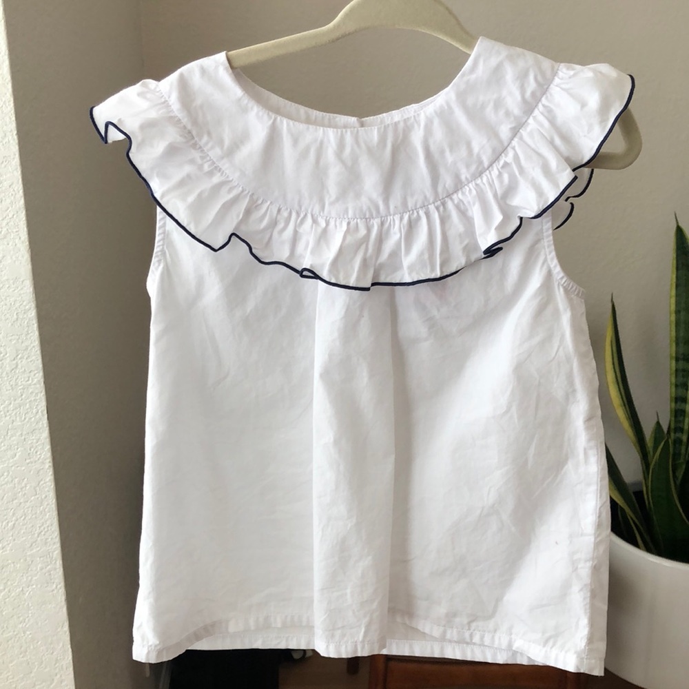 Jacadi Girl ruffled blouse